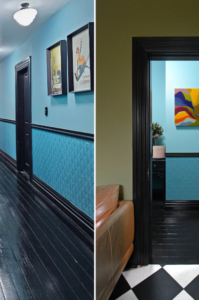 Art and soul: A 1910 villa with an unexpected colour scheme  