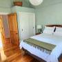 Bedroom, bedroom featuring Resene Half Robin Egg Blue