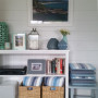 bach, beach, bookcase, storage, paint ideas, paint trends