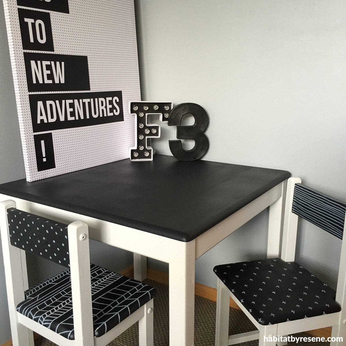 Kids discount table grey