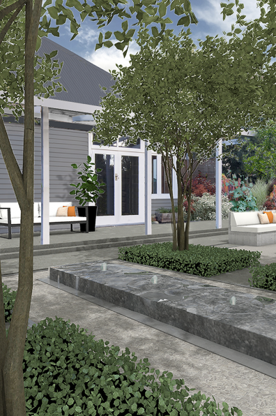 A garden recreated A garden recreated