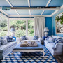 living room inspiration, blue interior ideas, feature flooring ideas, interior design, resene