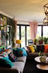 Melanie and Andrew’s Waitara home is a vibrant work of art