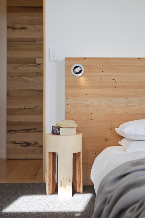 Recycled timber, tawa, hallways