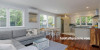 grey, living room, kitchen, open plan, bungalow, paint