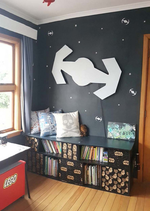 kids, children, bedroom, star wars bedroom, star wars theme