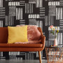 wallpaper, feature wall, black and white wallpaper