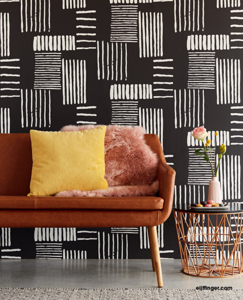 wallpaper, feature wall, black and white wallpaper