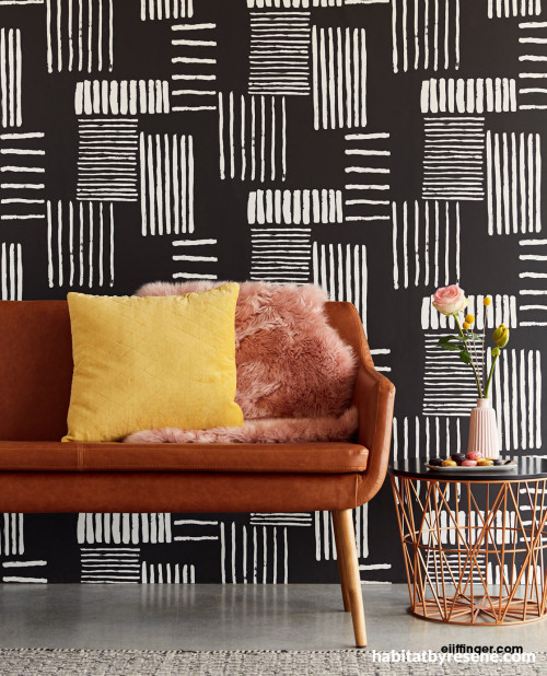 wallpaper, feature wall, black and white wallpaper