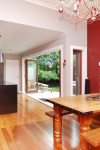 Gary and Mandy's Vibrant Red, Purple and Orange Bungalow