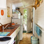 bach, retro, kitchen, holiday home, retro kitchen, white kitchen, white paint 