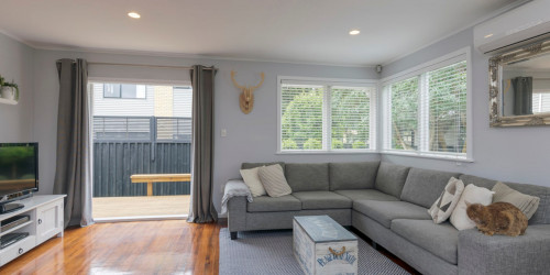 grey, living room, bungalow, paint