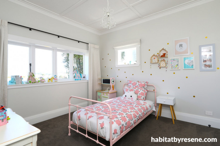 Girls bedroom, white, decals, paint ideas, paint trends
