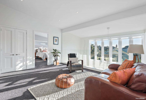 lounge, living room, white lounge, white living room, neutrals, resene alabaster, leather sofa
