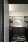 black, white, kitchen, grey