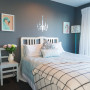 grey paint, bedroom, interior, cosy room 