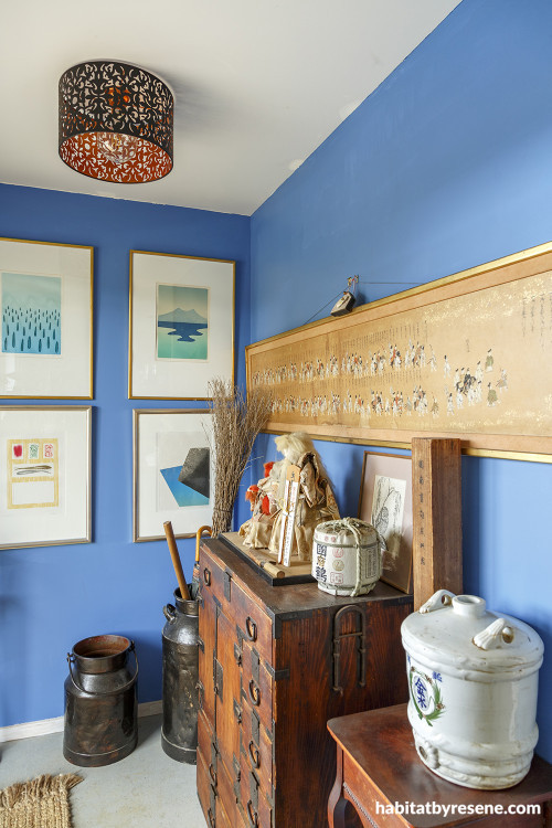 blue, living room, japanese, new build