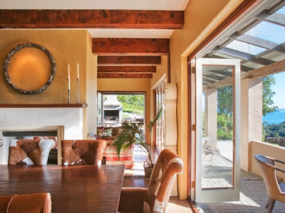 David and Dee's Island Vineyard with City Views