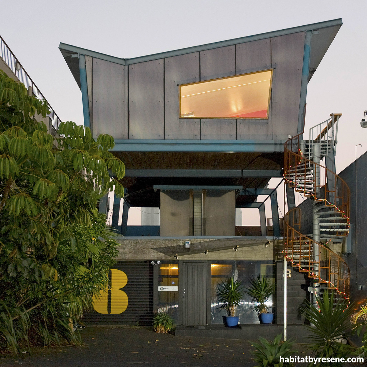 View of David's Industrial Zen Apartment | Habitat by Resene