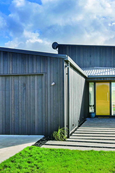 Daringly dark house exteriors