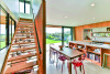 timber, staircase, stairwell, stairs, paint ideas