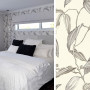 wallpaper inspiration, wallpaper ideas, bedroom inspiration, wallpaper feature, bedroom ideas