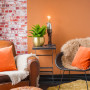 brown, wallpaper, orange, brick