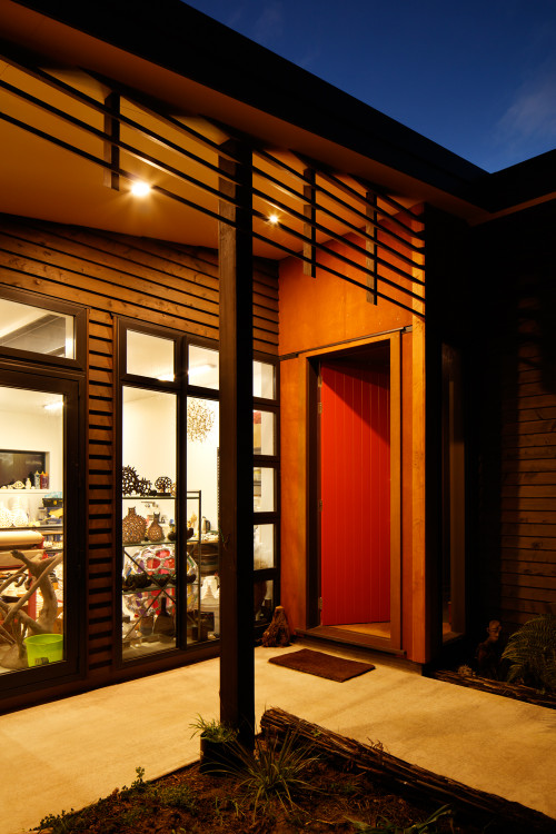 red, front door, doors, stains