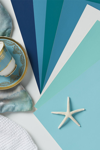 Aquas are splashing into interiors right now Aquas are splashing into interiors right now