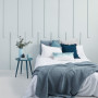 bedroom inspiration, bedroom ideas, bach interior ideas, bach interior inspiration, blue bedroom 