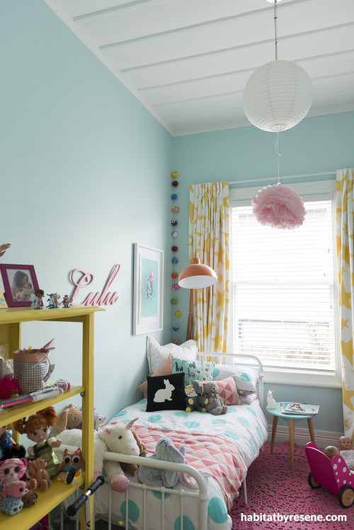 kids bedroom, childrens bedroom, blue bedroom, girls bedroom, pink and blue bedroom