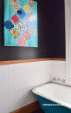 bathroom, black