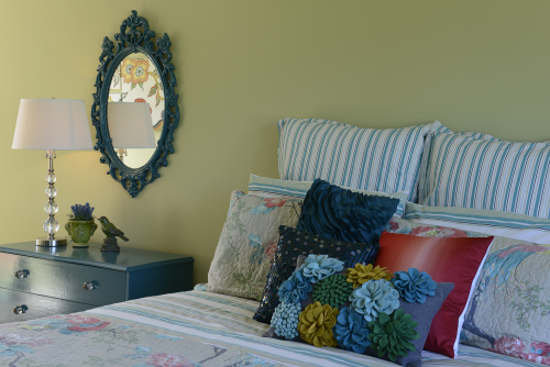 green, bedroom, master bedroom, fresh colours, paint ideas, paint trends