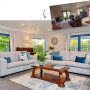 white lounge, white living room, renovated living room, renovated lounge, interior inspiration