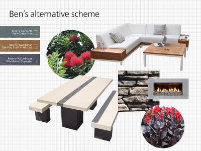Garden courtyard 3 ways