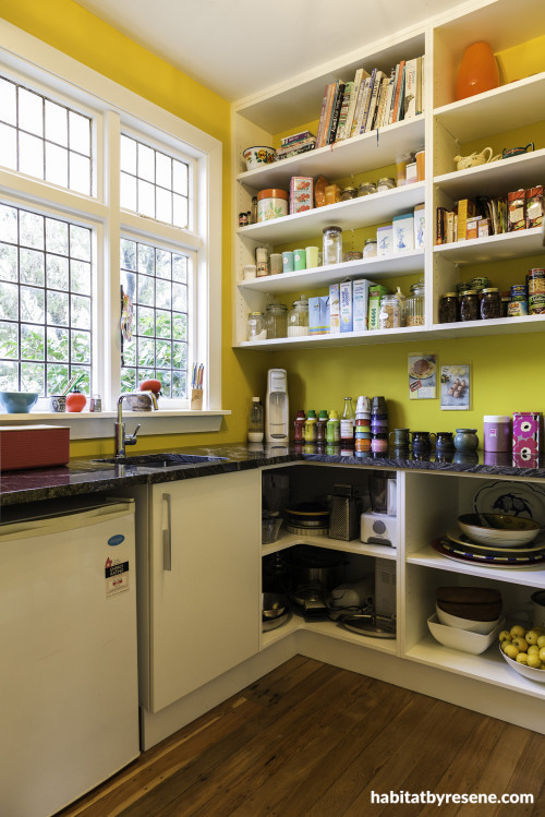 Yellow, pantry, scullery