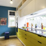 bold kitchen, bright kitchen, yellow kitchen, paint ideas, kitchen trends,