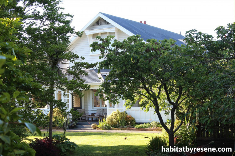 B&B, renovated home, heritage home, house exterior, white house, boutique home 