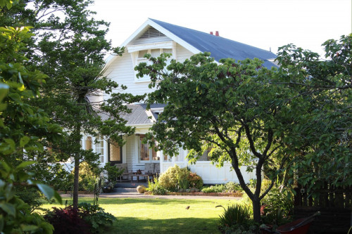 B&B, renovated home, heritage home, house exterior, white house, boutique home