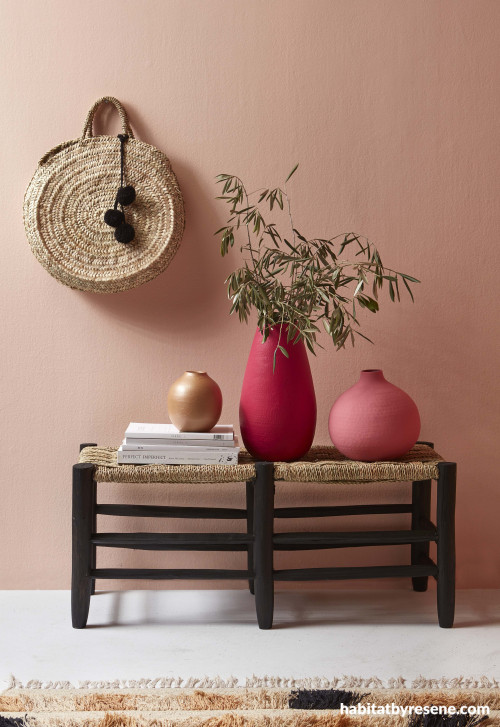 pink interior, pink feature wall, interior inspiration, interior design, interior ideas, resene
