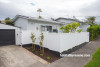 house exterior, grey exterior, white painted fence, resene alabaster, exterior inspiration