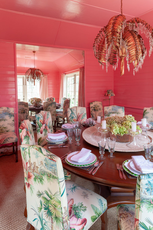 resene colour awards, pink dining room, paint, painting, home design, interior design
