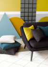 mustard, yellow, cushions, james dunlop