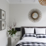 bedroom, white, bungalow, renovating a bungalow, bungalow renovation, resene merino, white bedroom