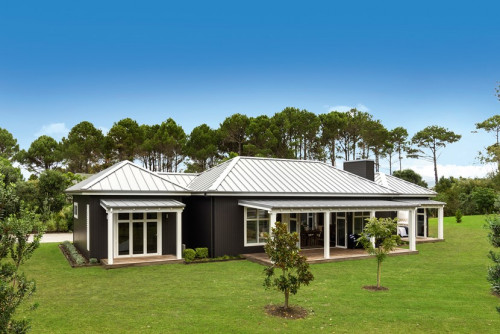 house exterior, exterior, black house, brown house, black exterior, brown house