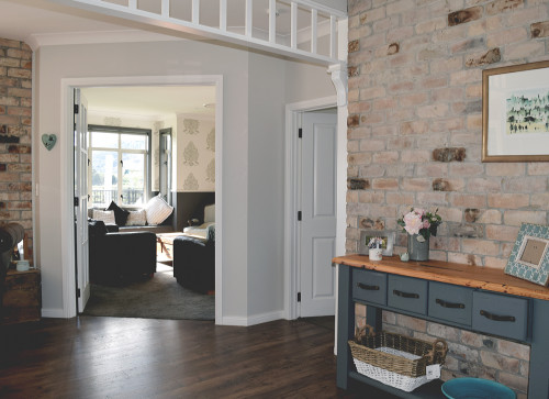 entranceway inspiration, entranceway ideas, entranceway design, brick interior, resene paint
