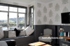 wallpaper inspiration, wallpaper ideas, living room inspiration, living room design, resene 