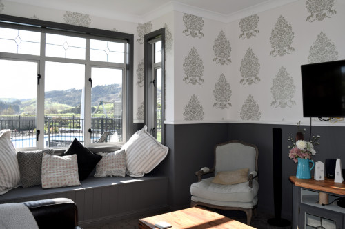 wallpaper inspiration, wallpaper ideas, living room inspiration, living room design, resene
