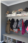 Charlotte and Greg create colourful character in a newly constructed home