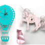 clocks, bamboo clocks, inscribe design, unicorn clock, hot air ballon clock, gift ideas 